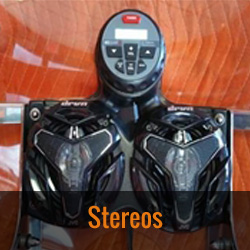 Choose from a JVC Stereo w/Bluetooth or Windshield Mounted Stereo for your Wide Open Custom Fairing.